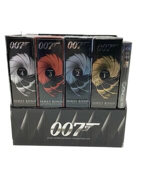 James Bond Ultimate Collector's Set 21 Films on 42 Discs Plus Casino Royale DVDs